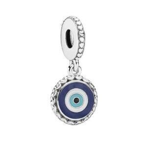 Pandora Silver and Blue Evil Eye Bracelet Charm
